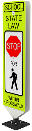 In-Street Pedestrian Crosswalk Signs
